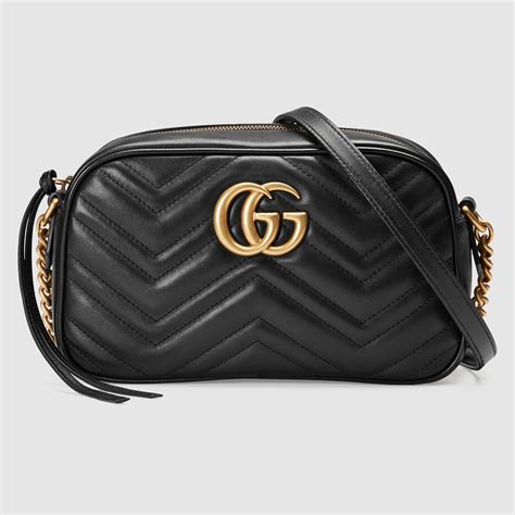 black Gucci shoulder bag